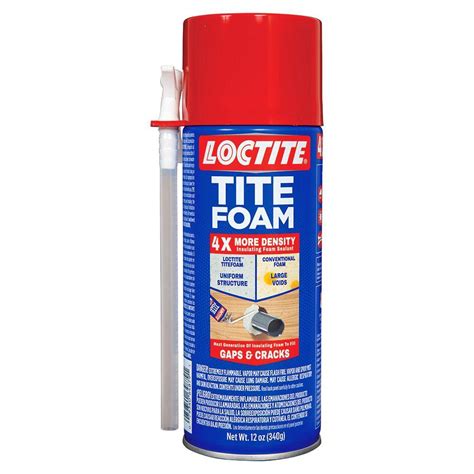 Because the insulation creates a powerful bond to the roof, it can strengthen its resistance. Loctite 12 fl. oz. Tite Foam Insulating Foam-2045981 - The ...