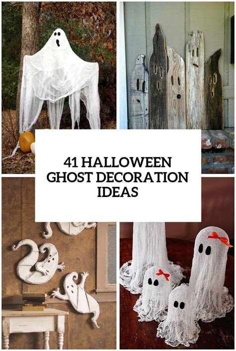 How To Make A Ghost Decoration With A Sheet Christensen Factiong