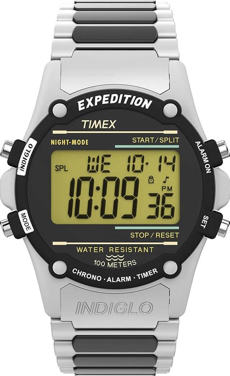 Timex Men S T Atlantis Stainless Steel Bracelet Watch Amazon Ca Clothing Shoes