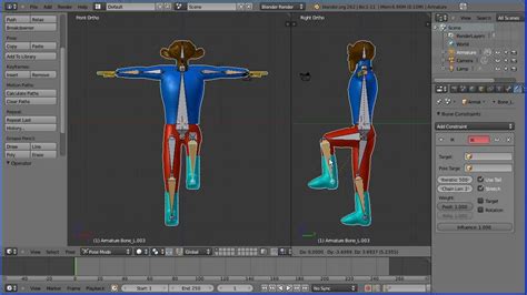 Blender 26 Tutorial Making A Low Poly Model Of A Character Rigging