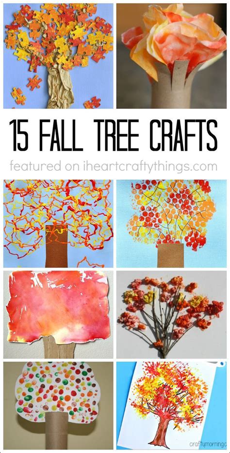 15 Fabulous Fall Tree Crafts Fall Arts Crafts Tree