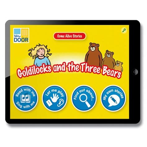 Goldilocks And The Three Bears App Ict From Early Years Resources Uk