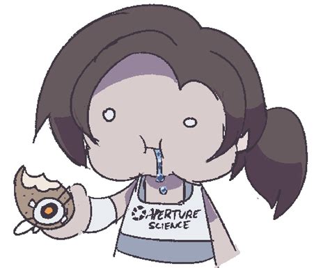 Falcon On Twitter Rt Travsaus I Love Making Drawings Of Chell As A Silly Goofy Lil Goober