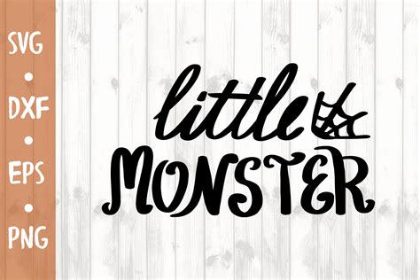 Little Monster Svg Cut File By Milkimil