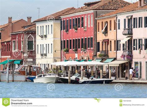 Old Town Of Murano Island Venice Italy Stock Photo Image Of Mask