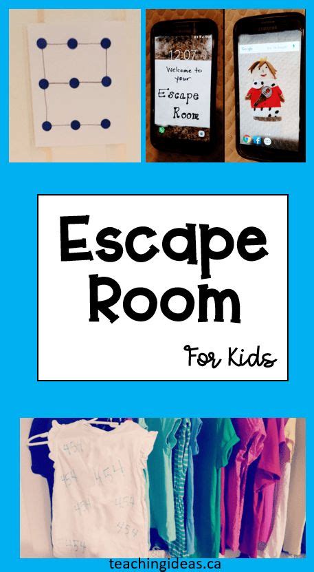 The more puzzles that that you include in your escape room, the trickier it becomes and the longer it will take to complete. Make Your Own Escape Room for Kids - Hands-On Teaching ...