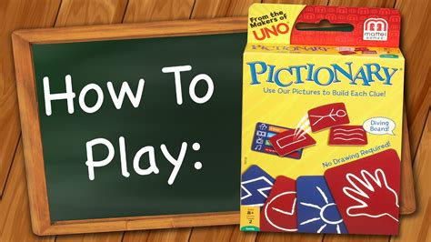 How To Play Pictionary Card Game Youtube