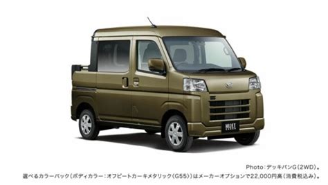 All New Daihatsu Hijet Cargo And Atrai Van Launched In Japan Carspiritpk