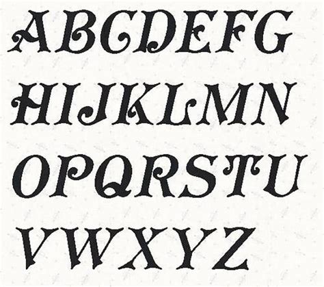 Downloadable Free Printable Alphabet Stencils Templates Alphabet