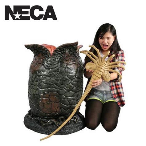 sold out neca life size alien egg and facehugger replica with led light shopee thailand