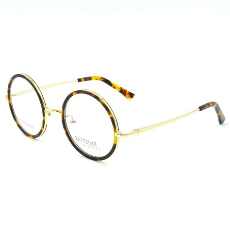 John Lennon Vintage Round Eyeglasses Frame Metal Spring Hinge Rx Spectacles Eyeglass Frames