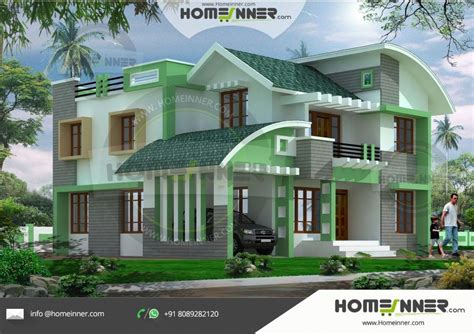 Check out our collection of one story 2500 sq ft house plans. 2500 sq ft 5 bedroom Kerala House Front Elevation | House ...
