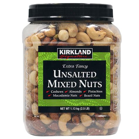 Kirkland Signature Extra Fancy Unsalted Mixed Nuts 113kg Tops Online
