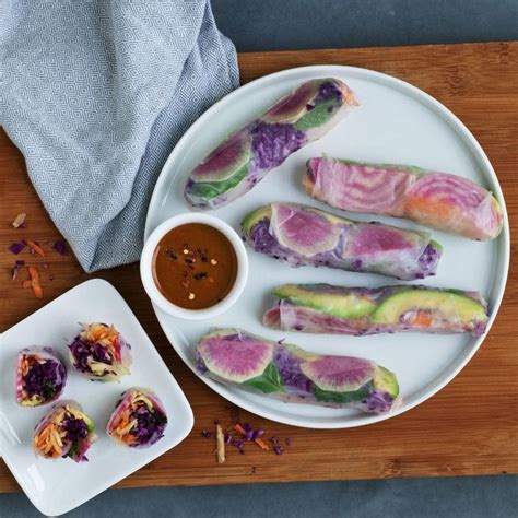 Watch how to make fresh spring rolls in this short recipe video! Veggie Spring Rolls Recipe - EatingWell
