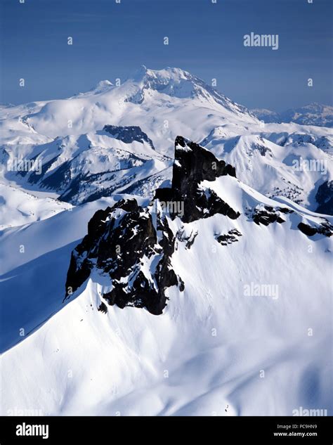 The Black Tusk And Mount Garibaldi Aerial From North Garibaldi