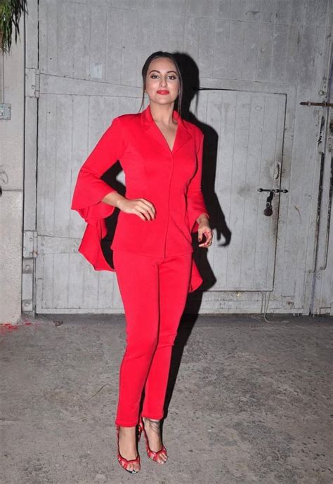 Actress Sonakshi Sinha Photos In Red Dress At Film Song Launch Sonakshi Sinha