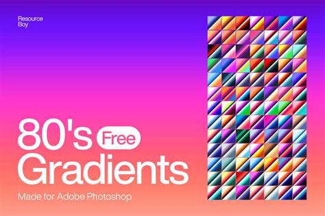 80s Chrome Free Photoshop Gradients Gdr File Psfiles