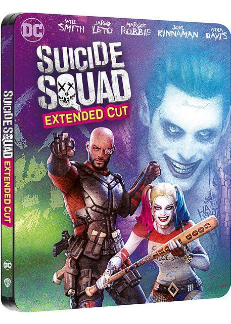 Suicide Squad 4k Ultra Hd Blu Ray Extended Edition Boîtier