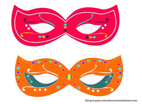 Originales Y Bonitas Máscaras De Carnaval Para Imprimir Manualidades