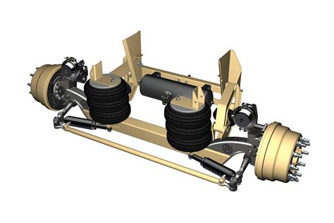Ridewell Introduces Rss 233 Steerable Auxiliary Lift Axle Suspension