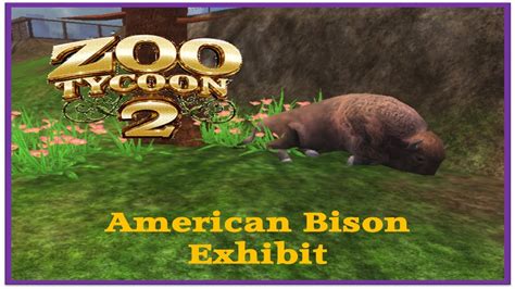 Zoo Tycoon 2 American Bison Exhibit Youtube