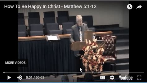 How To Be Happy In Christ Metropolitan Baptist Church