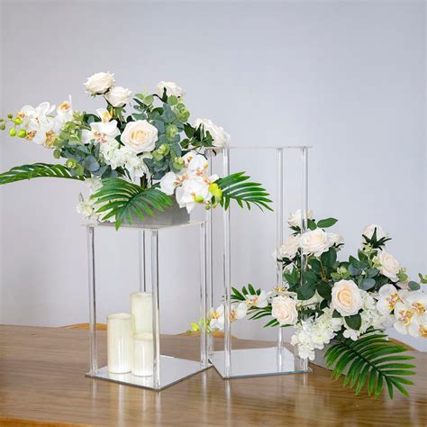Clear Acrylic Flower Stand Display Stands Table Centerpieces