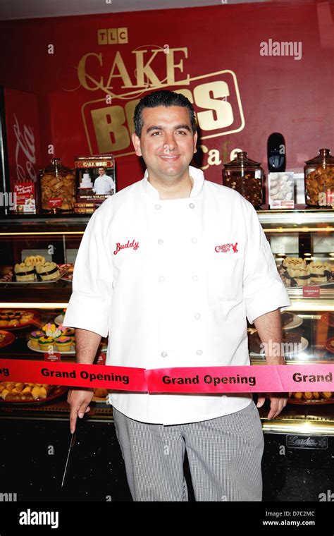 tlc s cake boss buddy valastro opens the cake boss cafe at discovery times square in nyc with