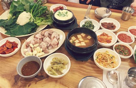 A Table Bent With The Weight Of Food Korean Side Dish Culture
