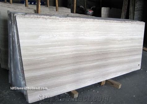 White Wooden Marble Slabs White Wood Grain Marble White Wood Vein