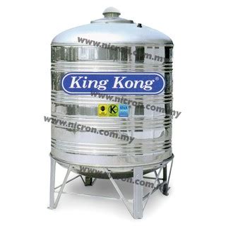 All our king kong water tank is guaranteed 10 years warranty*, span approved, ikram certified and sirim certified! King Kong Stainless Steel Water Tank 1,000 Liters/220 ...