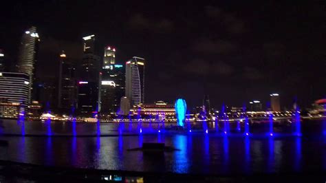 Spectra Light Show Marina Bay Sands Singapore Youtube