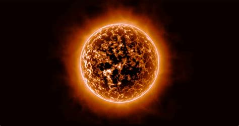 Sun Surface With Solar Flares Motion Graphics Videohive
