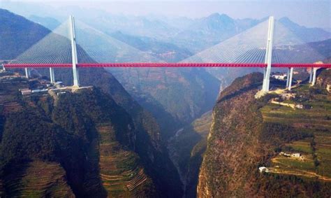 Worlds Highest Bridge Opens To Traffic In China Leap