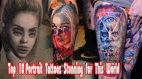 Top 10 Portrait Tattoos Ink Master Michael Paul In 2020 Ink
