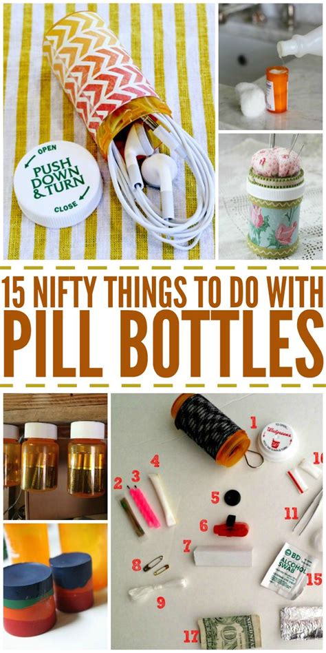 Diy Life Hacks And Crafts 17 Nifty Things To Do With Pill Bottles One