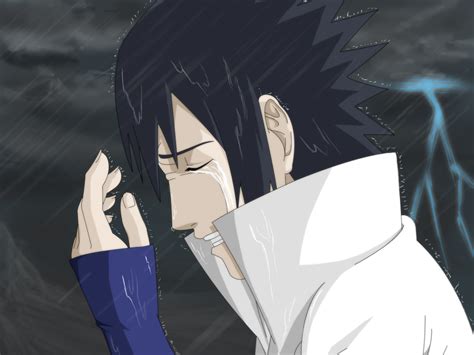 Rain Uchiha Sasuke Naruto Shippuden Crying 2048x1536 Wallpaper Anime Naruto Hd Desktop Wallpaper