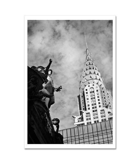 The new york city poster size is 8''x10'' and printed to the edge. Chrysler Building View From Grand Central New York - Art ...