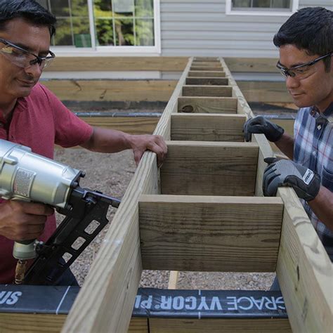 That's true whether you're trying to repair an old deck or build one from scratch. How to Build a Deck: Post Holes and Deck Framing (With ...