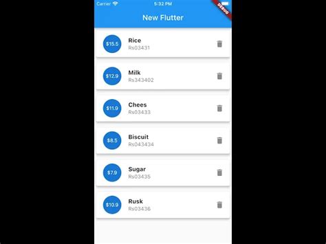 Display List In Flutter Using ListTile Flutter Listtile Example