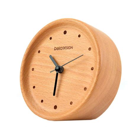 Beech Wood Table Clocks Ippinka Clock Table Clocks Modern Alarm Clock
