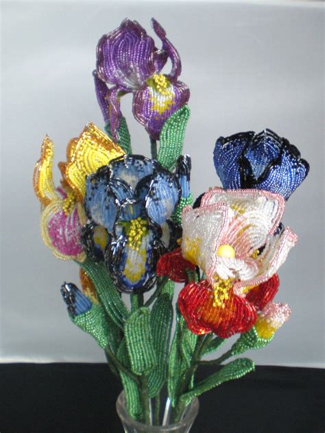Pin By Natalia Wiedenbeck On French Beaded Flowers My Work Seed