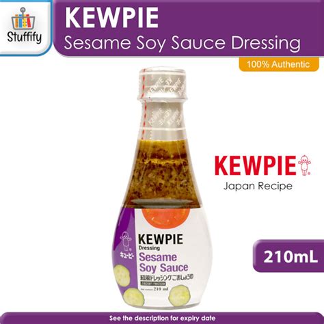 Kewpie Sesame Soy Sauce Dressing 1 Bottle Of 210ml Great Combination