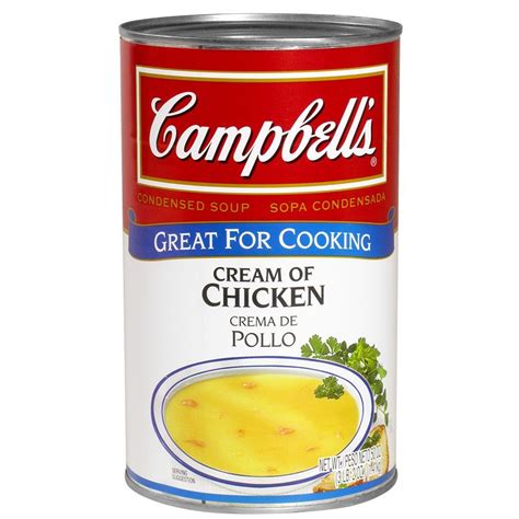 Campbells 50 Oz Condensed Cream Of Chicken Soup 12case
