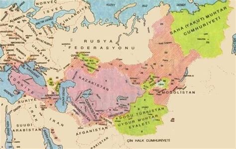 Turan A United Turkic Nation Language Map Cartography Turkic