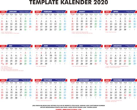 Tahun baru imlek 2572 (kerbau logam). Download Kalender 2020 Lengkap Cdr Gratis - SosialPost