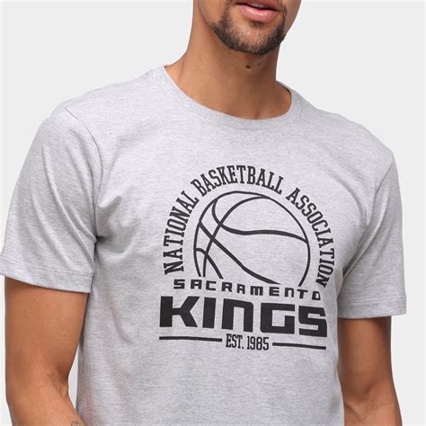 Camiseta Nba Sacramento Kings New Era College Game Ball Masculina