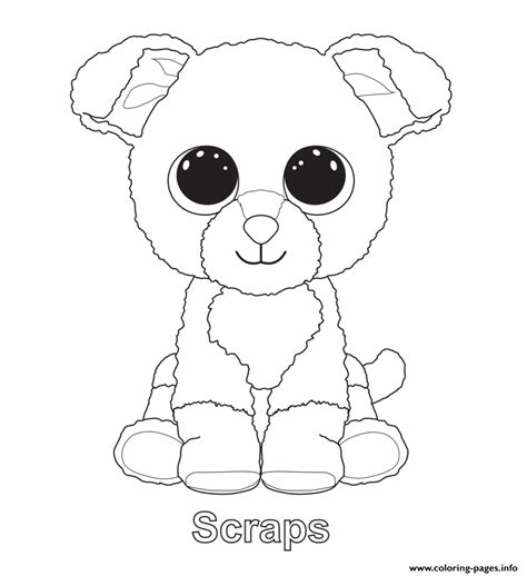 Beanie Boo Colouring Pages To Print Coloringdepotpictures