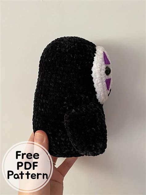 Crochet Doll No Face Kaonashi Amigurumi Free Pattern