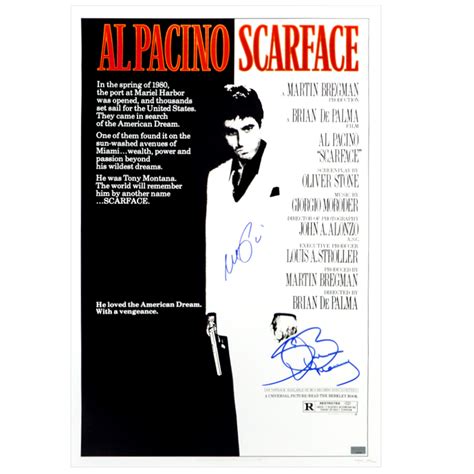 Lot Detail Al Pacino Steven Bauer Autographed Scarface 16x24 Movie